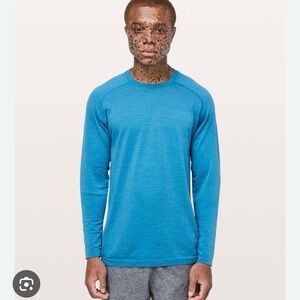 Royal blue Lululemon long sleeve metal vent